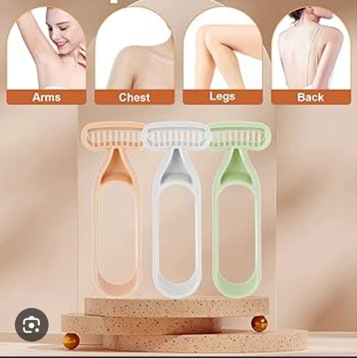 Ergonomic Anti-Slip Mini Shave Knife for Sensitive Areas | Portable & Gentle Shaver