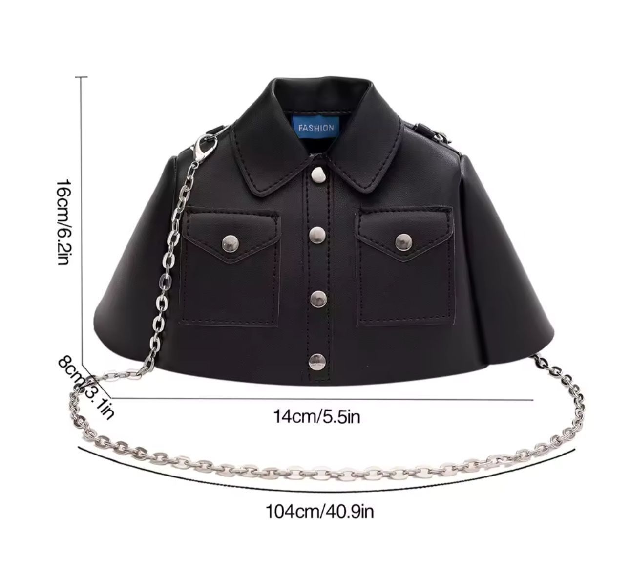 The Viral Jacket Bag: Unique Mini Crossbody Chain Bag