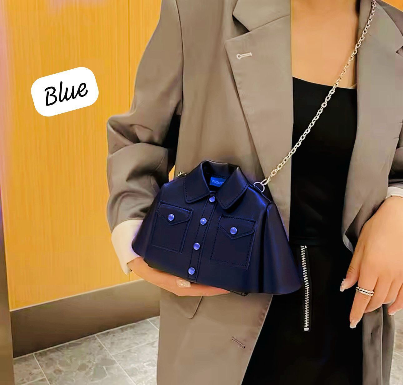The Viral Jacket Bag: Unique Mini Crossbody Chain Bag