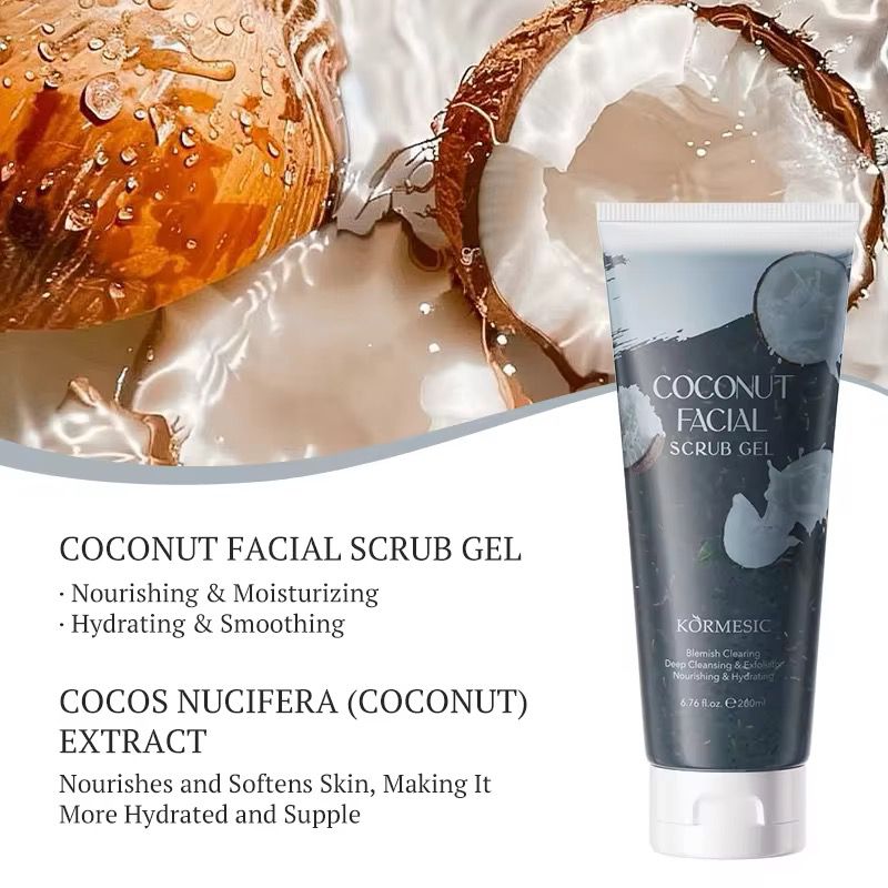 KORMESIC Refreshing Facial Scrub Gels - Deep Cleanse & Radiant Skin