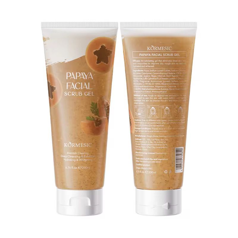 KORMESIC Refreshing Facial Scrub Gels - Deep Cleanse & Radiant Skin