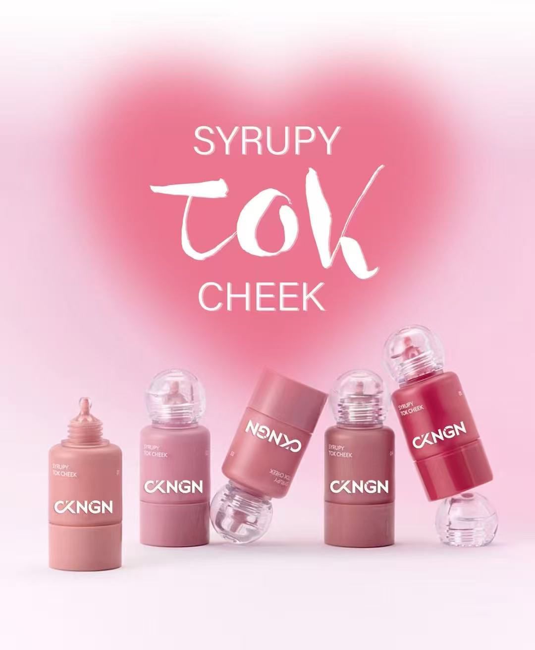 CKNGN Syrupy Tok Liquid Cheek Blush | Heart-Melting Dewy Finish