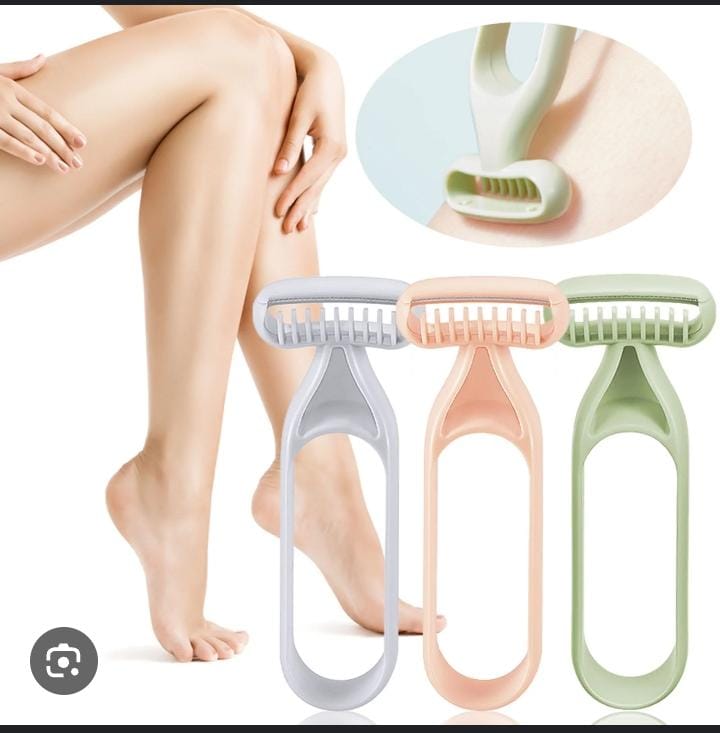 Ergonomic Anti-Slip Mini Shave Knife for Sensitive Areas | Portable & Gentle Shaver