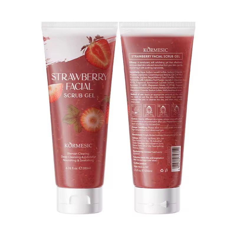 KORMESIC Refreshing Facial Scrub Gels - Deep Cleanse & Radiant Skin