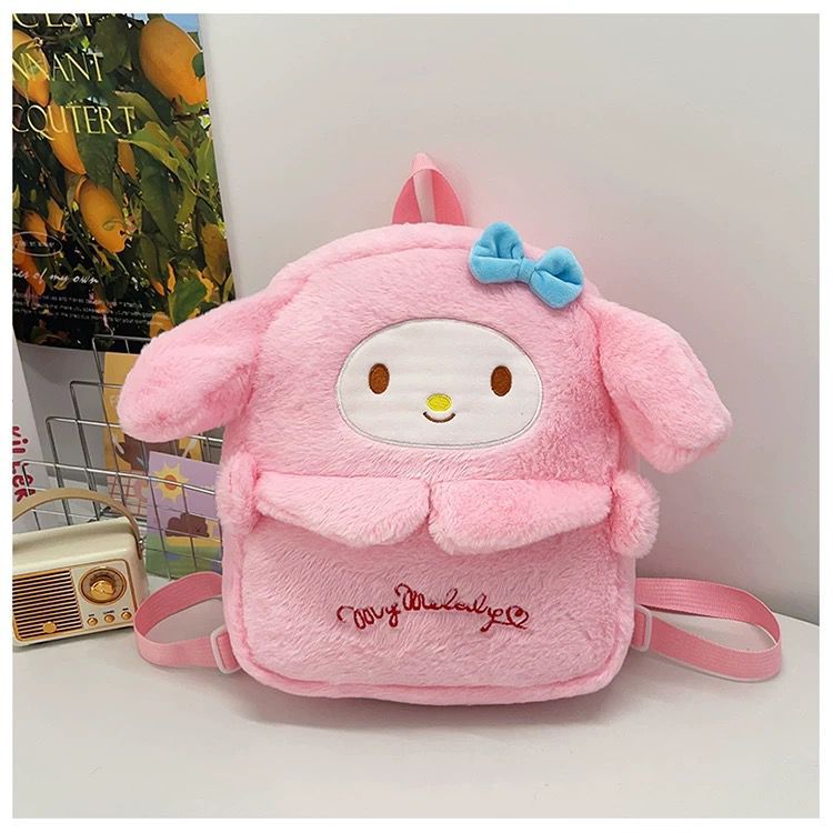 The Kawaii Plush Backpack Collection: Cinnamoroll, Kuromi & Friends